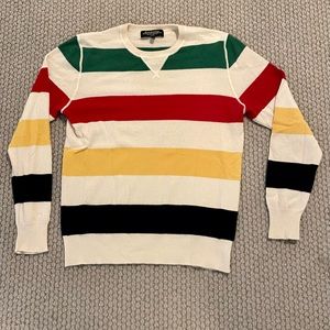 Cashmere Hudson Bay Company HBC stripe sweater